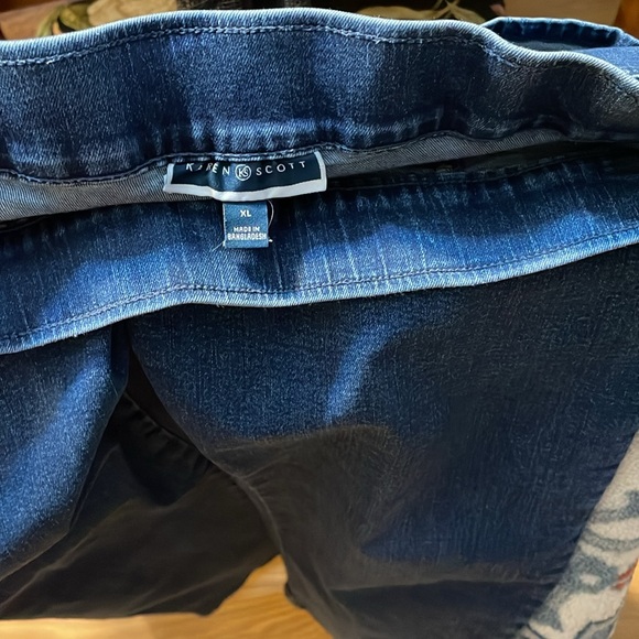 Karen Scott XL Denim Pants - Picture 4 of 4